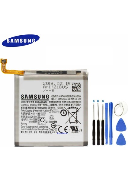 Samsung A80 2019 Pil Batarya EB-BA905ABU ve Tamir Seti 3700 Mah Senalstore