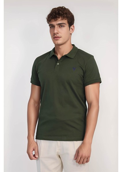 Polo Yaka Tshırt Haki (1815)