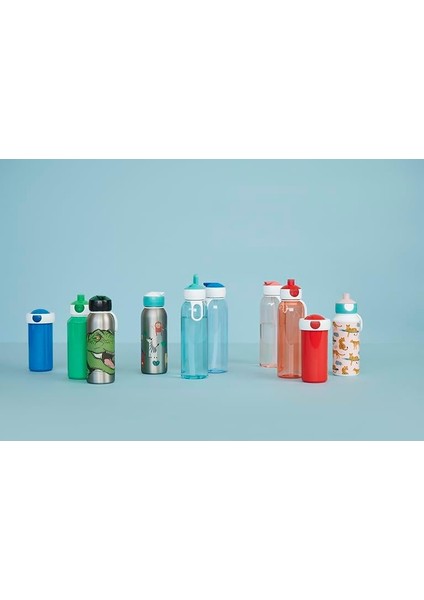 Termo Şişe Flip-Up Campus - 350 ml - Pembe - Içecekleri Uzun Süre Soğuk Veya Sıcak Tutar - Paslanmaz Çelik Içecek Şişesi Çocuk - Çift Duvarlı Yalıtımlı
