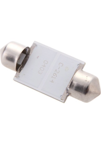 3W Cob LED Araç Iç Tavan Işık Lambası Ampul 36MM Beyaz DC12V (Yurt Dışından)