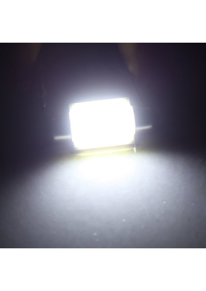 3W Cob LED Araç Iç Tavan Işık Lambası Ampul 36MM Beyaz DC12V (Yurt Dışından)