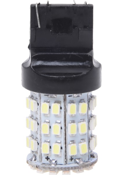 2x T20 7443 3020 W21/5W Araba Beyaz 64 Smd LED Stop Kuyruk Fren Dönüş Lambası Ampul 12V (Yurt Dışından)