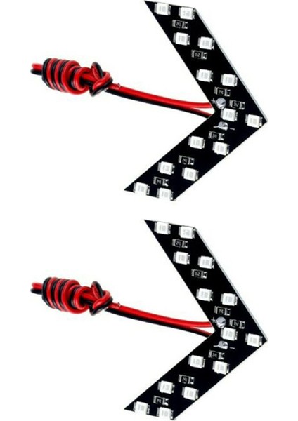 2 Adet Evrensel 14-Smd Araba Yan Dikiz Aynası Dönüş Sinyali LED Işıkları Flaşör Güçlendirme Sarı Işık (Yurt Dışından)
