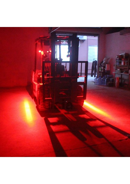 Inç 30W Kırmızı Çizgi LED Forklift Araba Uyarı Lambası Güvenlik Çalışma Işığı Çubuğu Depo Tehlike Alanı Işığı, 10-80V Su Geçirmez (1 Adet) (Yurt Dışından)