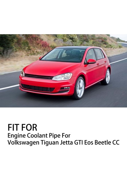 Beetle cc Tiguan Jetta Eos Passat 1k0 121 070 Bd 1K0121070BD Için Soğutma Tankından Çıkan Araba Soğutma Suyu Borusu Hortumu (Yurt Dışından)
