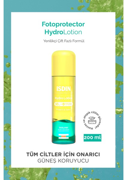 Isdın Fotoprotector Hydrolotion SPF50 200ML