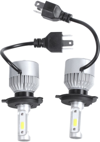 x S2 H4 72W 8000LM LED Far Araba Hi/lo Işın Oto Ampuller 6000K Beyaz (Yurt Dışından)