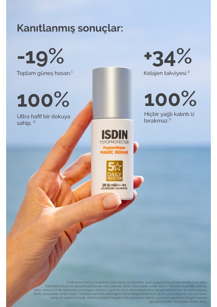 Isdın Fotoprotector Fusion Water Magic Repair SPF50 50ML | Güneş Koruyucu modelleri