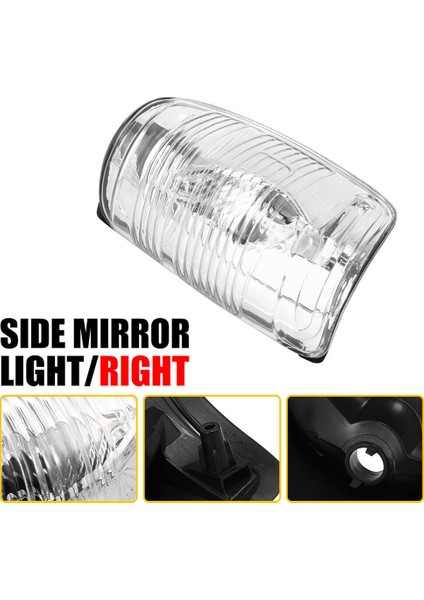 Sağ Yan Ayna Dönüş Sinyal Işığı Lens Konut Gösterge Kapağı 2015-2021 Ford Transit 150 250 350 Kargo Van (Yurt Dışından)