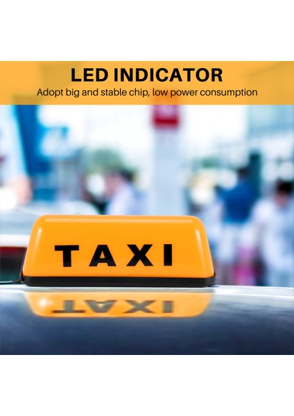 Taksi LED Gösterge Işığı Burcu LED Gün Işığı Araba Gündüz Farları Dc 12V 3W Otomatik Sürüş Çatı Üst Kabin LED Burcu Araba Styling (Yurt Dışından)