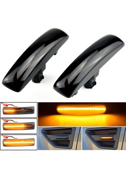 Akan Çamurluk Yan Işık Yan Dönüş Sinyali Çamurluk Işık Araba Land Rover Discovery 3/4 Lr2 Range Rover Sport Için (Yurt Dışından)