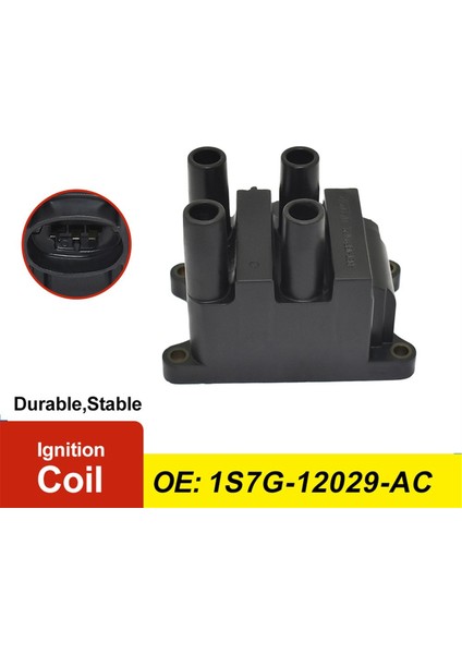 Ateşleme Bobini 1S7G-12029-AC 1S7G12029AC Ford Focus Fiesta Mondeo Ka Için, Mazda 2 6 2002-05 Araba Aksesuarları Otomobil Parçaları (Yurt Dışından)