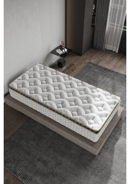 Cortado Tek Kişilik Pedli Paket Yaylı Yatak 30 cm