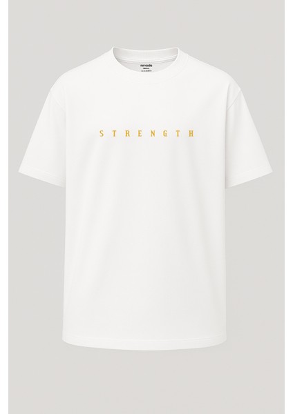 Oversize Boksör Kanguru Baskılı Unisex Tişört