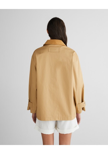 Kadın Bej Relaxed Fit Klasik Yaka Ceket 4700368.232 fiyatları