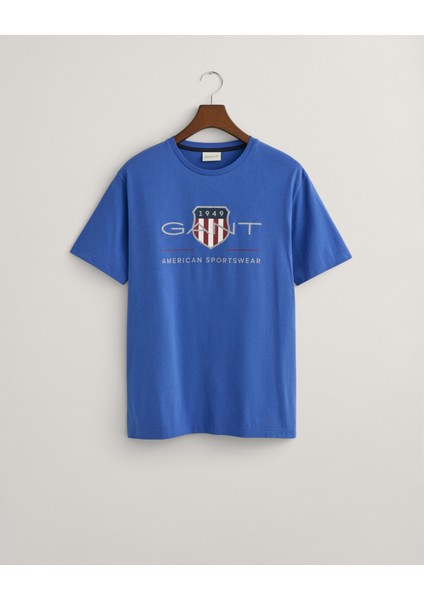 Erkek Lacivert Regular Fit Bisiklet Yaka Logolu T-Shirt 2003199.407 fırsatları