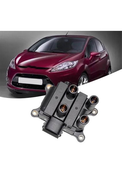 Araba Ateşleme Bobini Yüksek Voltaj Paketi 988F12029AB Ford Ranger Fiesta Focus Mercury Mazda 6 B2300 988F-12029-AC (Yurt Dışından)