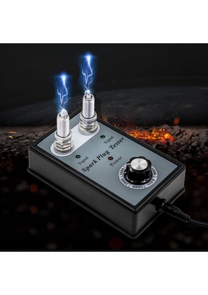 Araba Buji Test Cihazı Ateşleme Test Cihazları Otomotiv Teşhis Aracı 12 V Araba Araçlar Için Çift Delik Analizörü Parça (Yurt Dışından)
