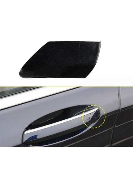 Bmw 7 Serisi G12 2015-2022 Dış Kol Anahtar Deliği Kapağı Araba Sol Ön Kilit Açma Kapağı Aksesuarları 51217474681 Siyah (Yurt Dışından)