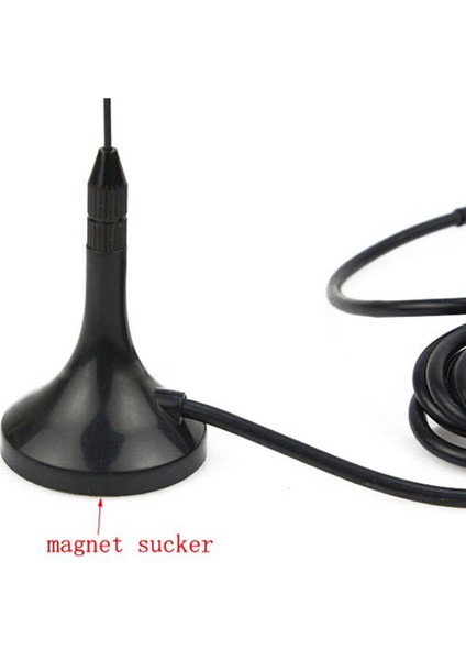 Baofeng Radyoları Için UT-108UV Sma-M 144/430MHZ Çift Bantlı Manyetik Anten (Yurt Dışından)