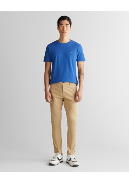 Erkek Lacivert Slim Fit Bisiklet Yaka T-Shirt 2013033.407 modelleri