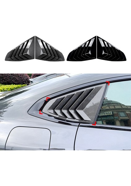 Bmw 4 Serisi Gran Coupe G26 2020+ Araba Aksesuarları Parlak Siyah Için Araba Arka Cam Panjurları Panjurlar Perde Kapağı Döşemesi (Yurt Dışından)