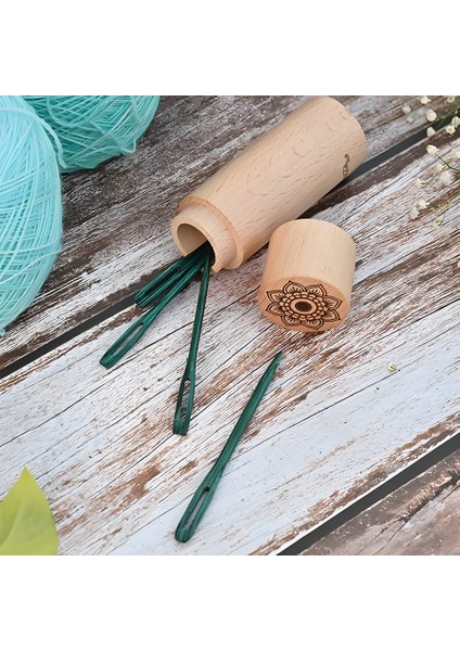 Mindful Teal Ahşap Yün Iğnesi 36635 fiyatları