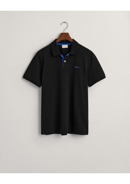 Erkek Siyah Regular Fit Polo 2062026.5
