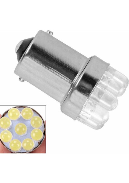4x Beyaz 1156 BA15S 9smd LED Yedekleme Geri Vites Sinyal Lambası Ampulleri 1141 1073 (Yurt Dışından)