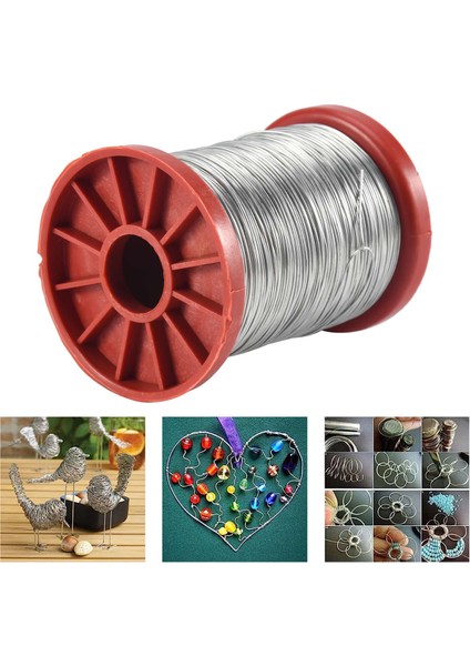 Arıcılık Arı Kovanı Çerçeveleri Aracı 1 Rulo Için 0.5mm 500G Paslanmaz Çelik Tel (Yurt Dışından)