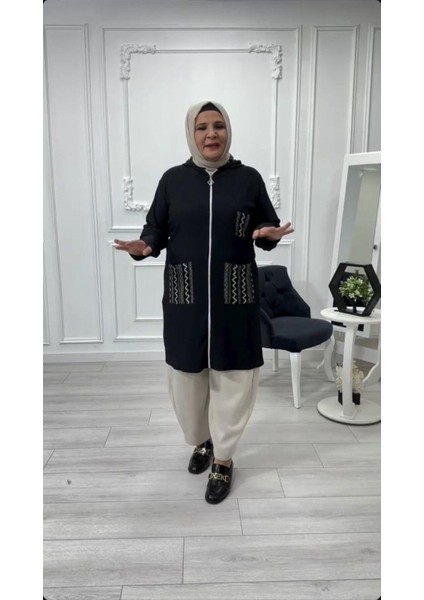 🌸 Tasarım Bürümcük Dantel Detaylı Ceket🌸