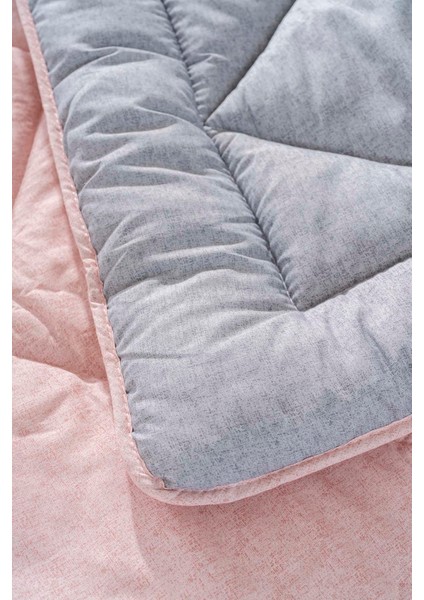 Pudra-Gri Modie Çift Kişilik Çift Taraflı Lüx Yorgan 195X215 cm indirimleri