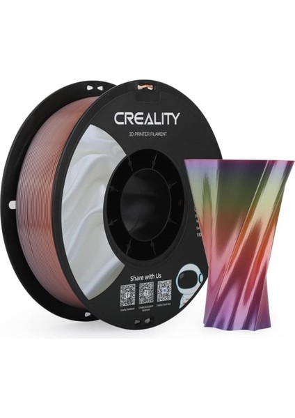 Cr-Silk Pla 1.75MM 1 kg Standart- (Ipek) Gökkuşağı
