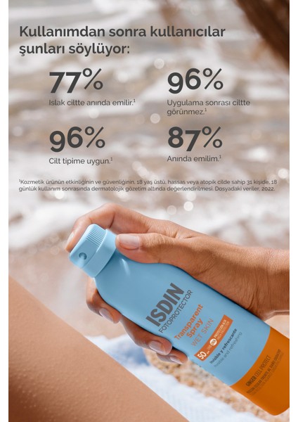 Isdın Fotoprotector Transparent Spray Wet Skin SPF50 250ML | Güneş Koruyucu modelleri