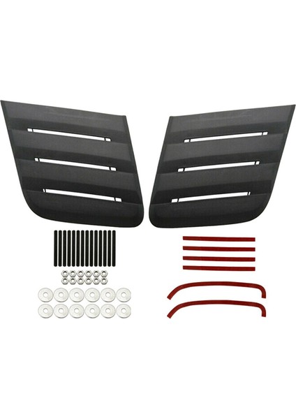 Araba Ön Motor Kapağı Araba Dekoratif Hava Çıkış Çamurluk Emme Ford Mustang Roush 2018-2020 Havalandırma Kapağı Hood (Yurt Dışından)