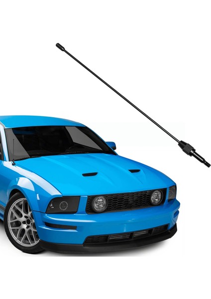 1979-2009 Ford Mustang Için 13 Inç Siyah Am Fm Anten Direği (Yurt Dışından)