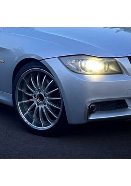Araba Ön Ön Tampon Splitter Spoiler Şeritler Bmw 3 Serisi Için E90 E91 M Spor 2005-2008 Hava Bıçağı Düzeltir Karbon Fiber (Yurt Dışından)