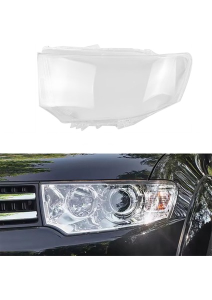 Mitsubishi Pajero Sport 2013-2015 Için Araba Ön Far Mercek Kabuğu Abajur Şeffaf Far Maskeleri Toz Kapağı B (Yurt Dışından)