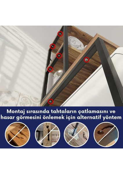Çamaşır&kurutma Makina Rafı