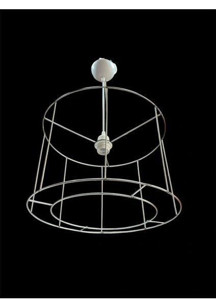 Avize Iskelet Teli 3mm Paslanmaz Galvaniz Metal 40 cm (Duy Takımı Dahil) modelleri