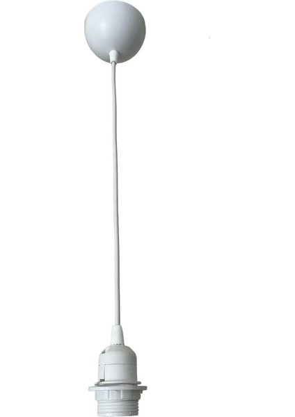Avize Iskelet Teli 3mm Paslanmaz Galvaniz Metal 40 cm (Duy Takımı Dahil)