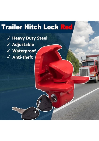 Anahtarlı Römork Bağlantı Kilidi Evrensel Boyut 1-7/8 2-5/16 2 Inç Bilyalı Bağlantı Kilidi Bağlantı Parçası Ayarlanabilir Dil Kilidi (Yurt Dışından) fırsatları