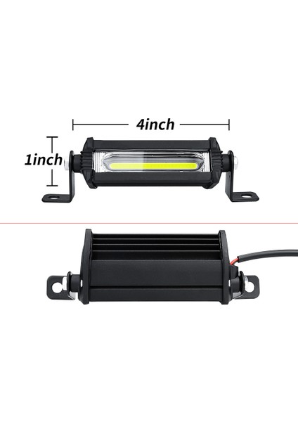 Cob LED Çalışma Işığı Çubuğu Spot Işın 9 W Araba Suv Motosiklet Atv Kamyon Tekne Sürüş Sis Lambası Ampuller (Yurt Dışından)
