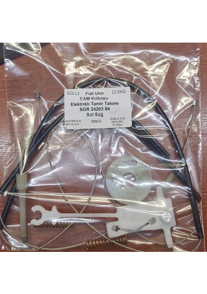 Fıat Uno Cam Krikosu Sol Elektrıklı Tamir Takımı Sgr 24204 fiyatları