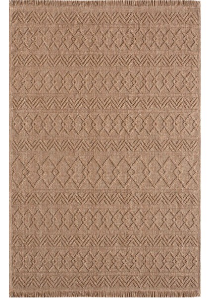 Bravvo BR004 Kahverengi Hav Toz Vermez Salon Mutfak Koridor Oturma Odası Yolluk Dokuma Kilim modelleri