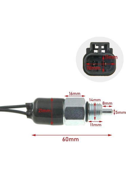 32005-21U1B 3200521U1B Ters Işık Anahtarı Nissan Frontier Xterra Pathfinder 240SX Pikap 300ZX D21 200SX (Yurt Dışından) fırsatları