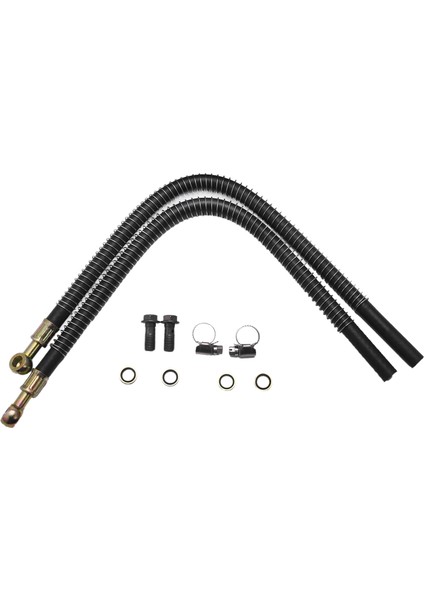 Motosiklet Yağ Soğutucusu 4 Sıralı Örgü Büyük Boy 10MM Boru ile 50CC-160CC Modifiye Yağ Soğutmalı Motorlar Pit Dirt Bike (Yurt Dışından)