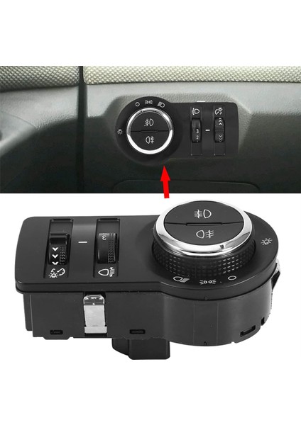 13301749 Far Anahtarı Far Anahtarı Regülatörü Chevrolet Için Anahtar Düğmesini Ayarlayın (Yurt Dışından)