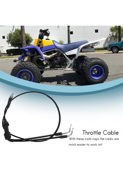 Yamaha Banshee Gaz Kelebeği Kablo Kapakları Rölanti Vidaları Için Tors Silme Temizleme Eliminatör Kiti (Yurt Dışından)