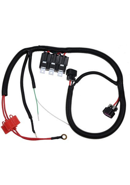 Ecu Kontrolü Çift Elektrikli Fan Yükseltme Kablo Demeti Kiti 7L5533A226T 1996-2006 Gm Kamyon Suv Için (Yurt Dışından)